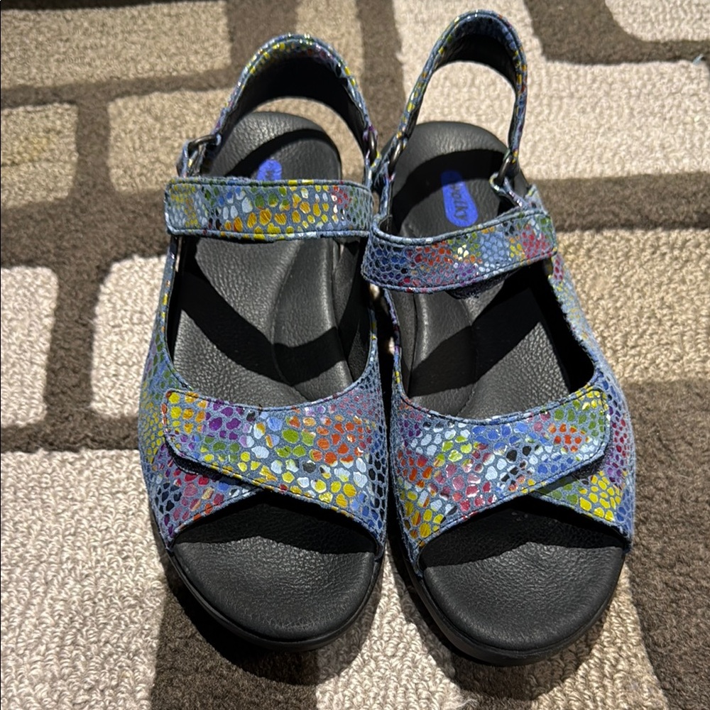Wolky Colorful Strappy Sandals, EU39